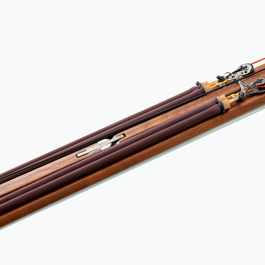 Wooden inverted roller speargun Spike.