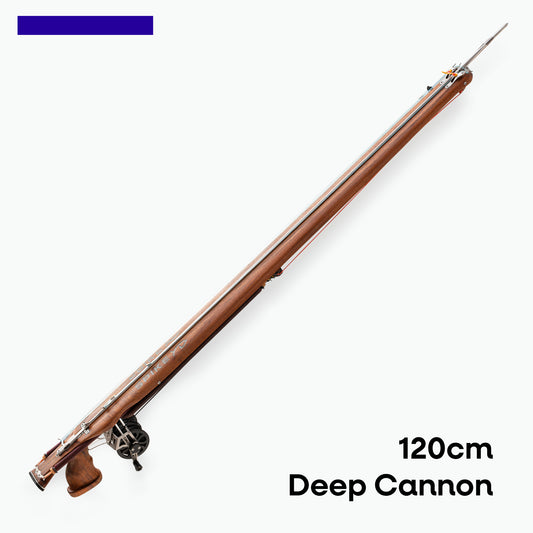 Powerful wooden speargun spike inverted roller 120cm.